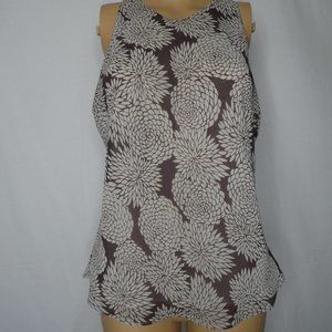 Loft Ann Taylor Floral Blouse Chrysanthemum Top 12